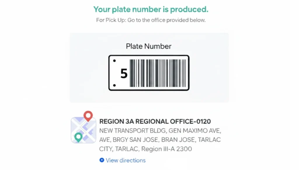 current plate status